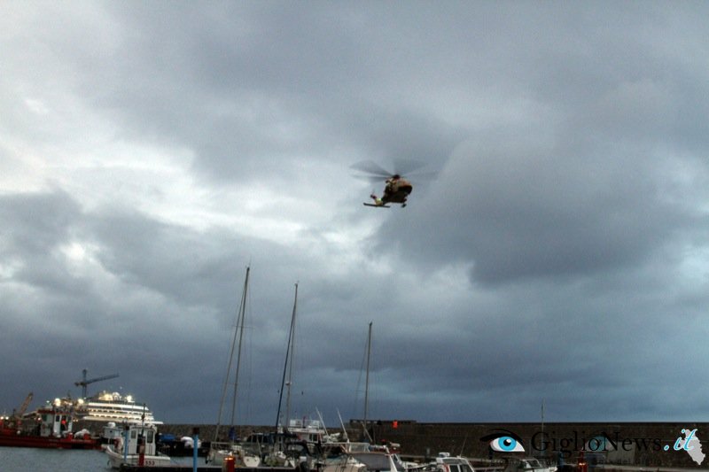 elisoccorso pegaso costa concordia hovering isola del giglio giglionews