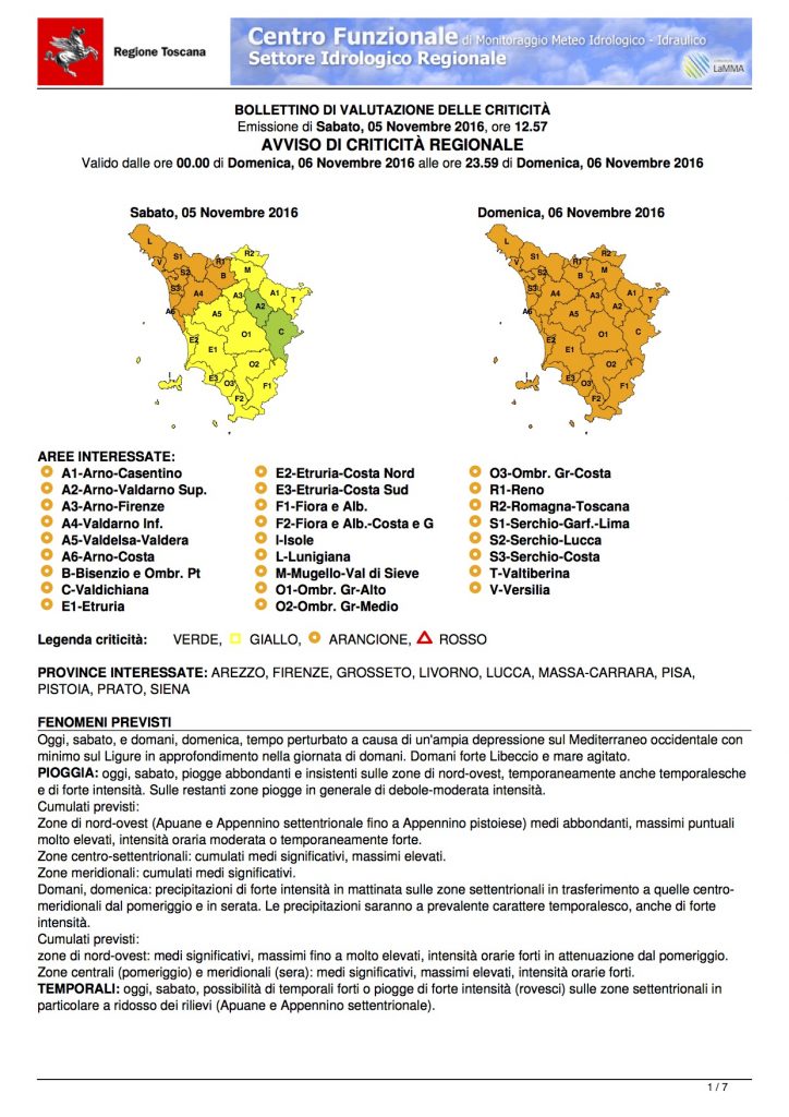 allerta meteo arancione isola del giglio giglionews