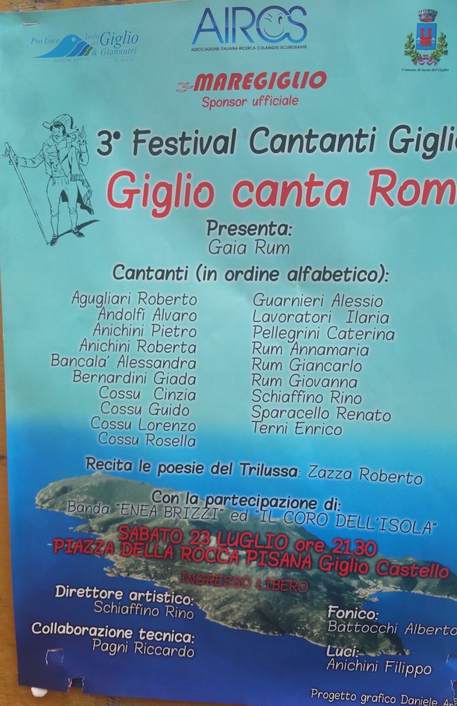 festival cantanti gigliesi isola del giglio giglionews