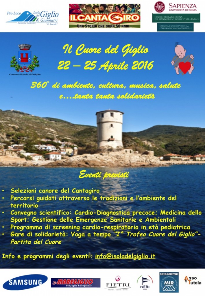 IL CUORE DEL GIGLIO convegno screening isola del giglio giglionews