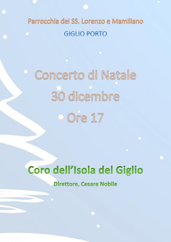 concerto coro isola del giglio natale giglionews