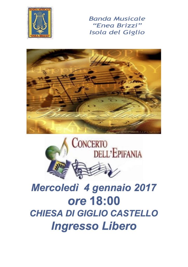 concerto della banda enea brizzi isola del giglio castello giglionews