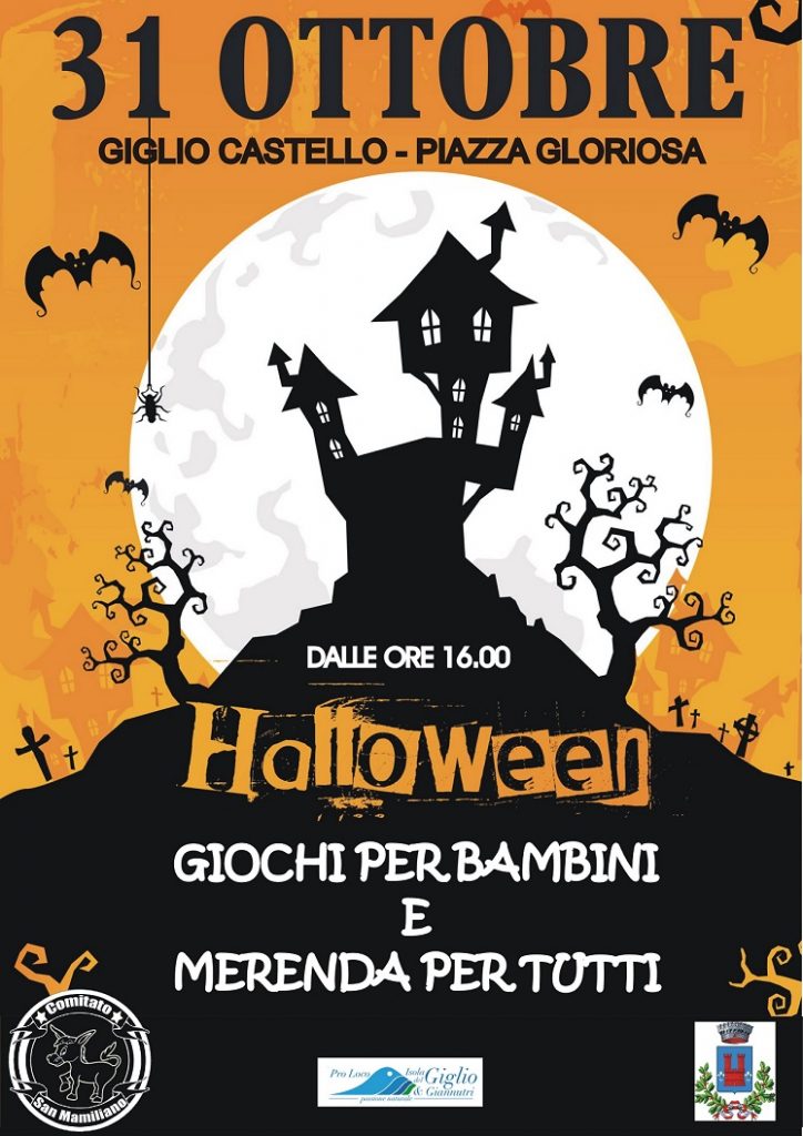 festa halloween isola del giglio castello giglionews