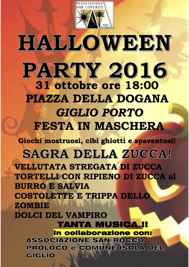 festa halloween isola del giglio porto giglionews