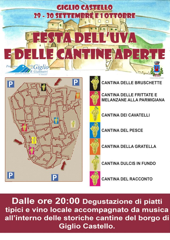 festa delle cantine isola del giglio castello giglionews