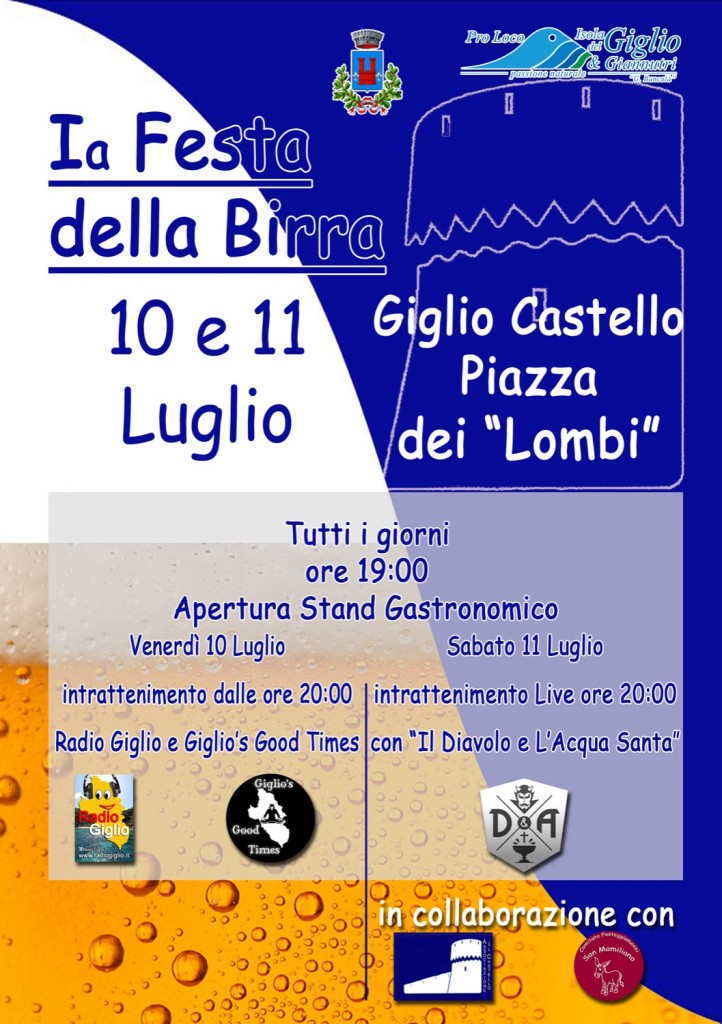 festa della birra isola del giglio castello giglionews