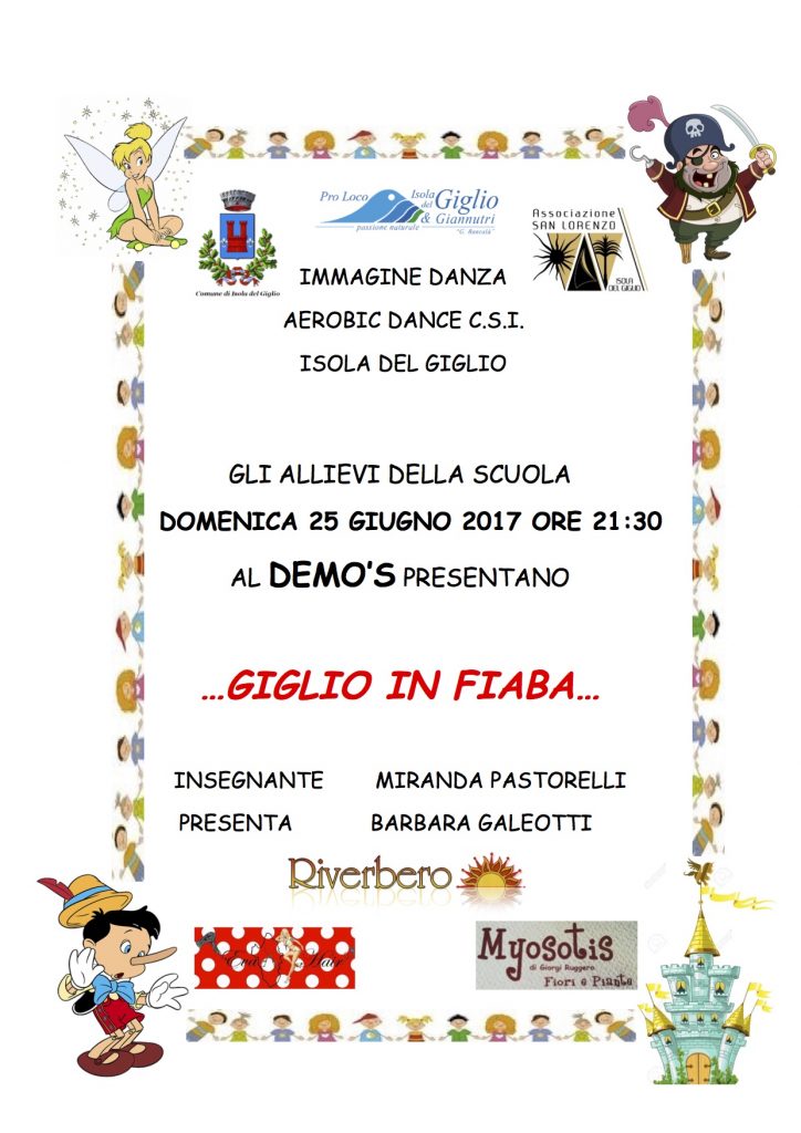 immagine danza saggio isola del giglio giglionews