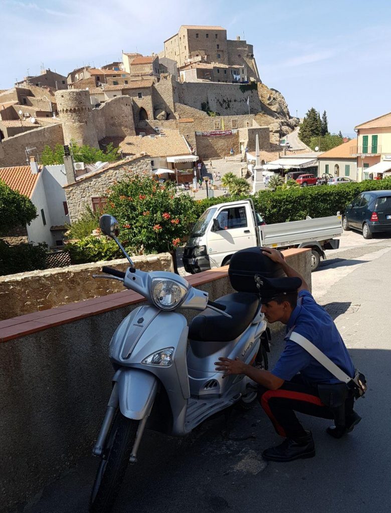 furto motorino carabinieri isola del giglio giglionews