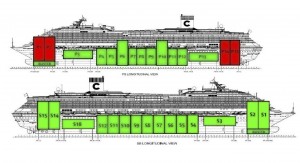 schema installazione cassoni rimozione concordia refloating isola del giglio giglionews