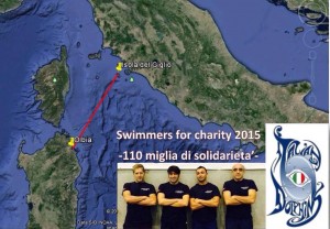 swimmers for charity isola del giglio sardegna la maddalena giglionews