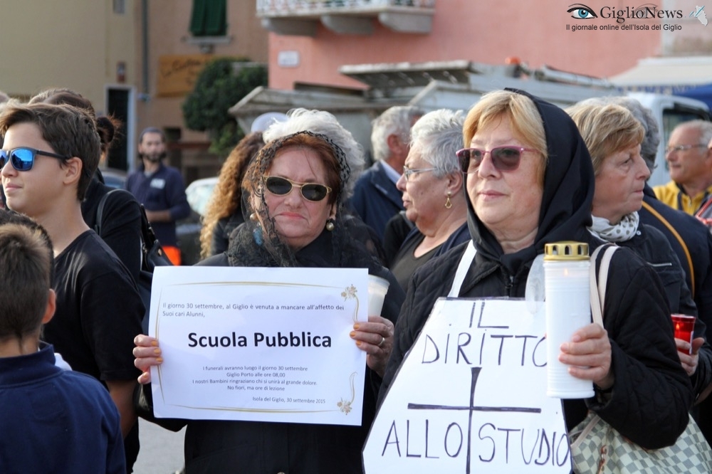 funerale scuola sciopero isola del giglio giglionews