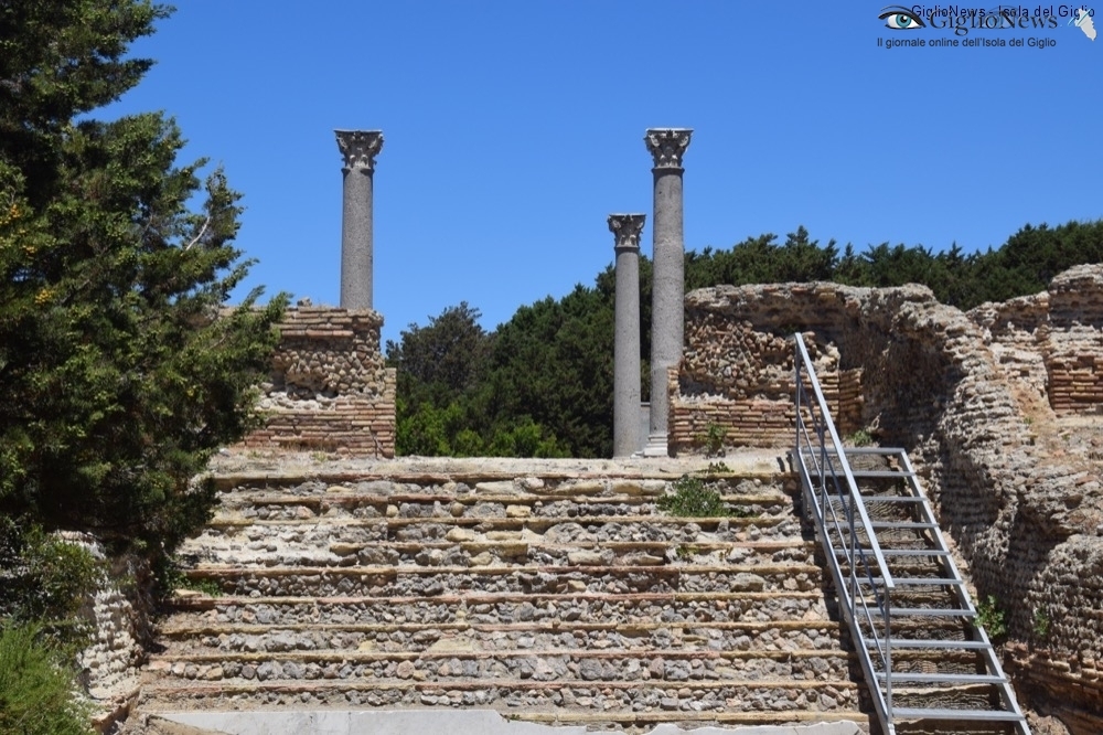 inaugurazione villa romana giannutri isola del giglio giglionews