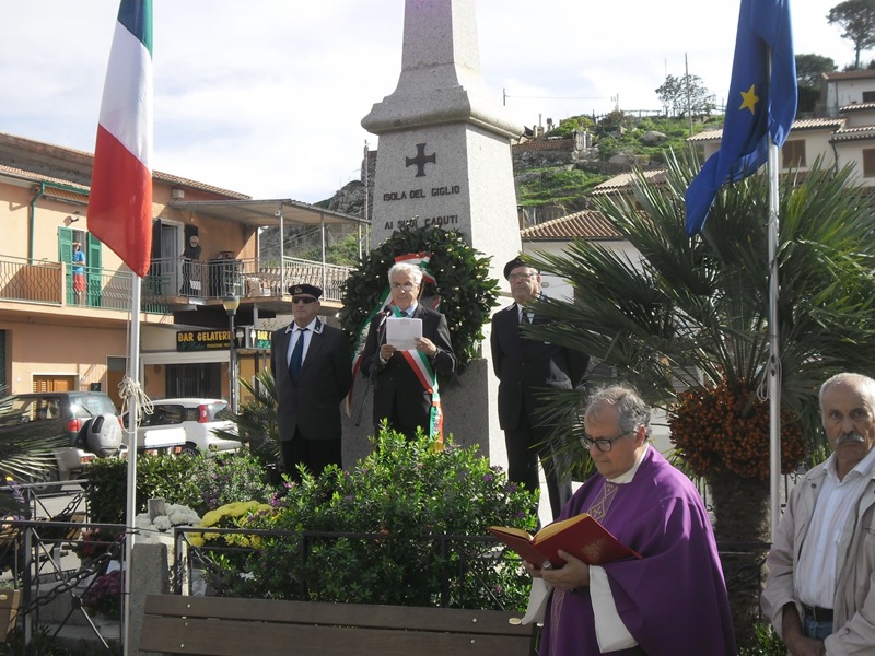 caduti forze armate 4 novembre isola del giglio giglionews