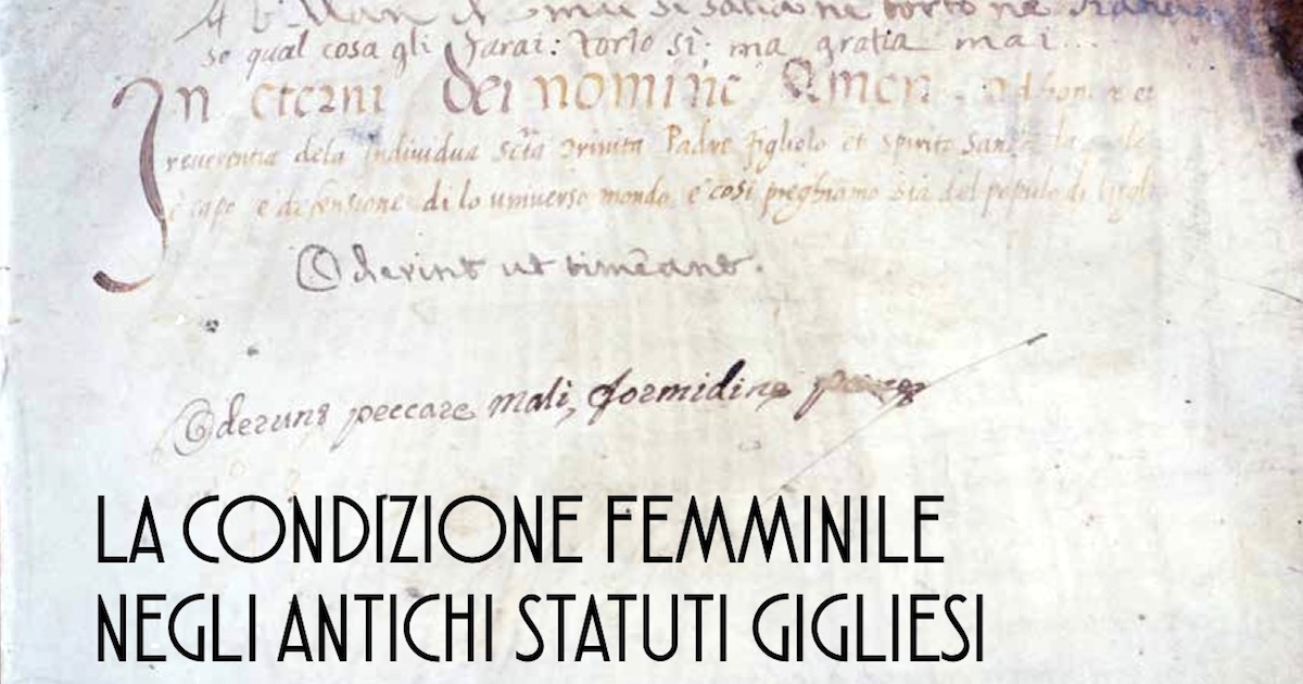 condizione femminile argentariana armando schiaffino isola del giglio giglionews