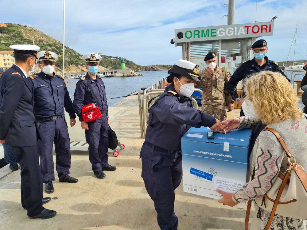 arrivo vaccini isola del giglio giglionews