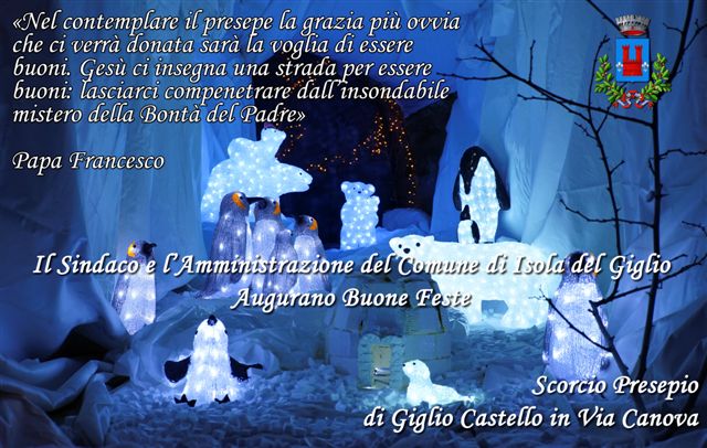 auguri comune isola del giglio natale giglionews