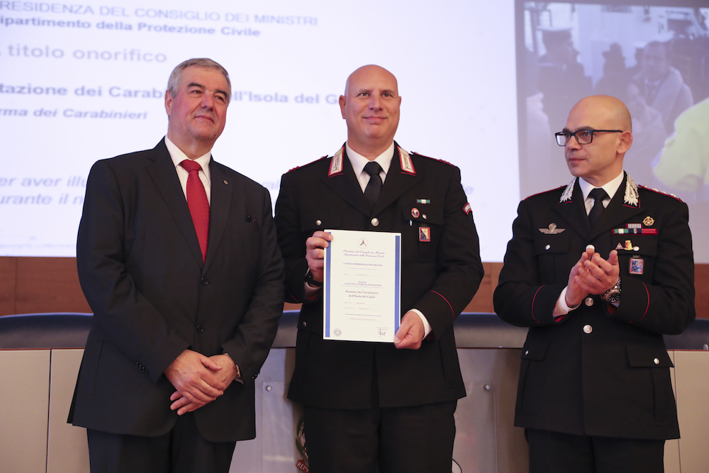 benemerenze carabinieri protezione civile isola del giglio giglionews