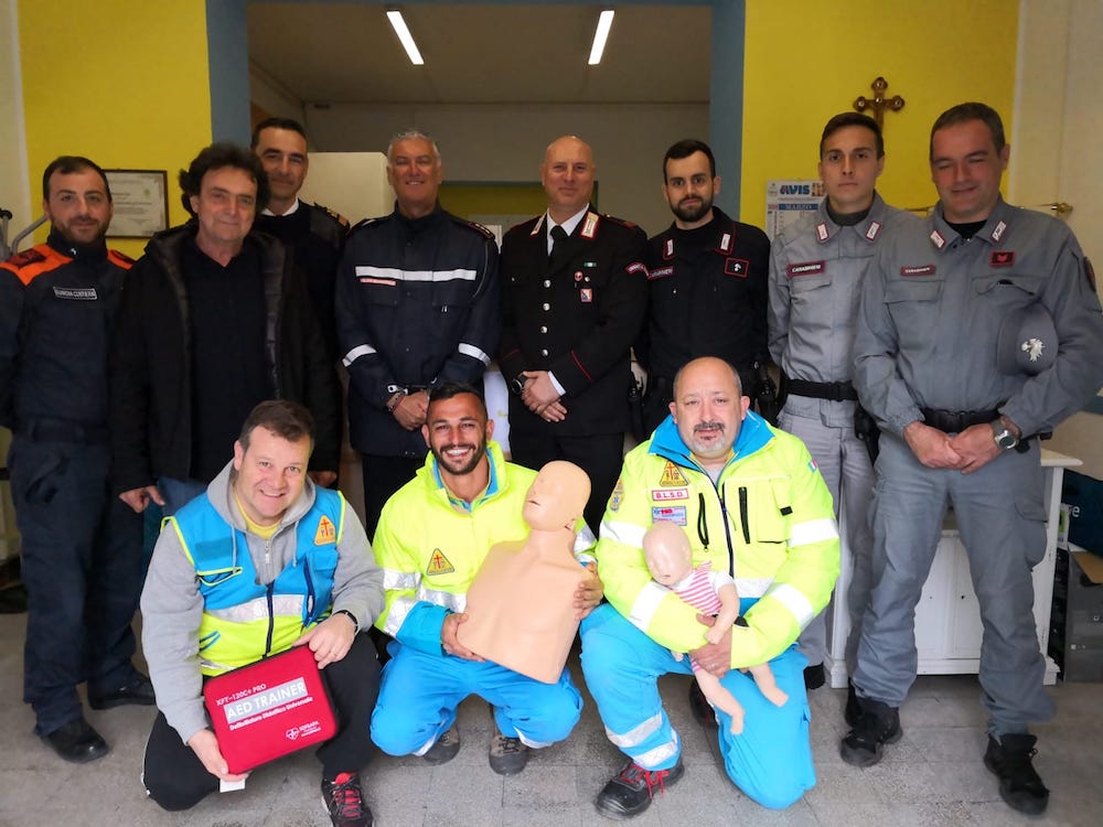 blsd defibrillazione misericordia isola del giglio giglionews