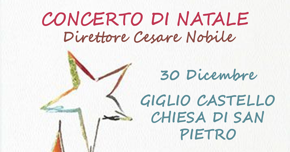 concerto natale coro isola del giglio giglionews