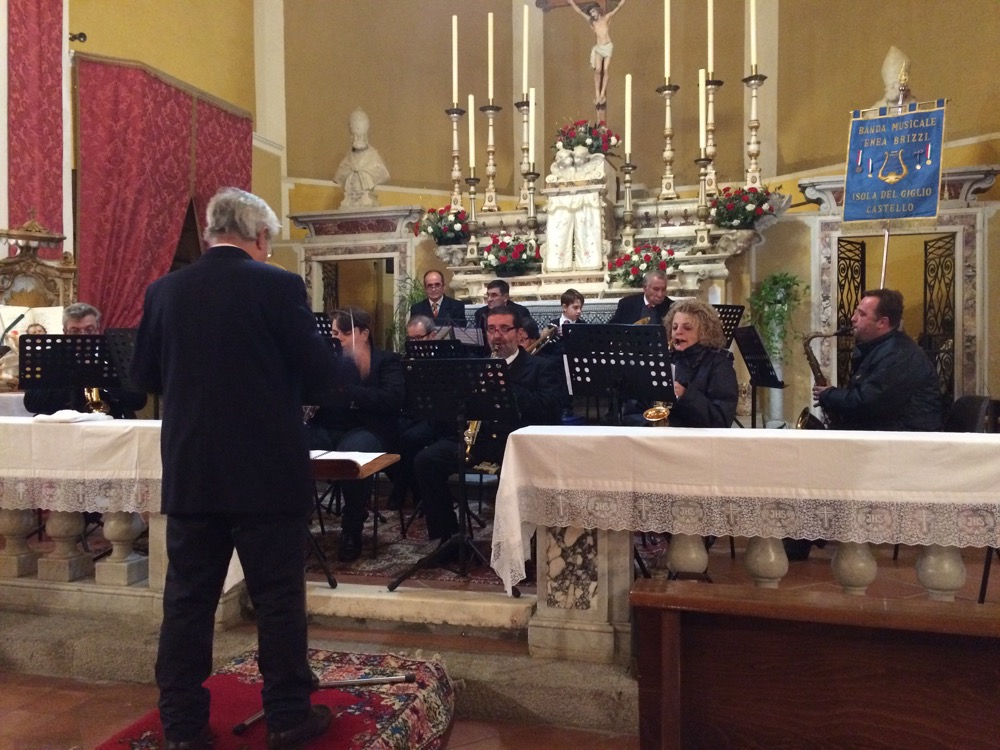 concerto banda natale isola del giglio giglionews