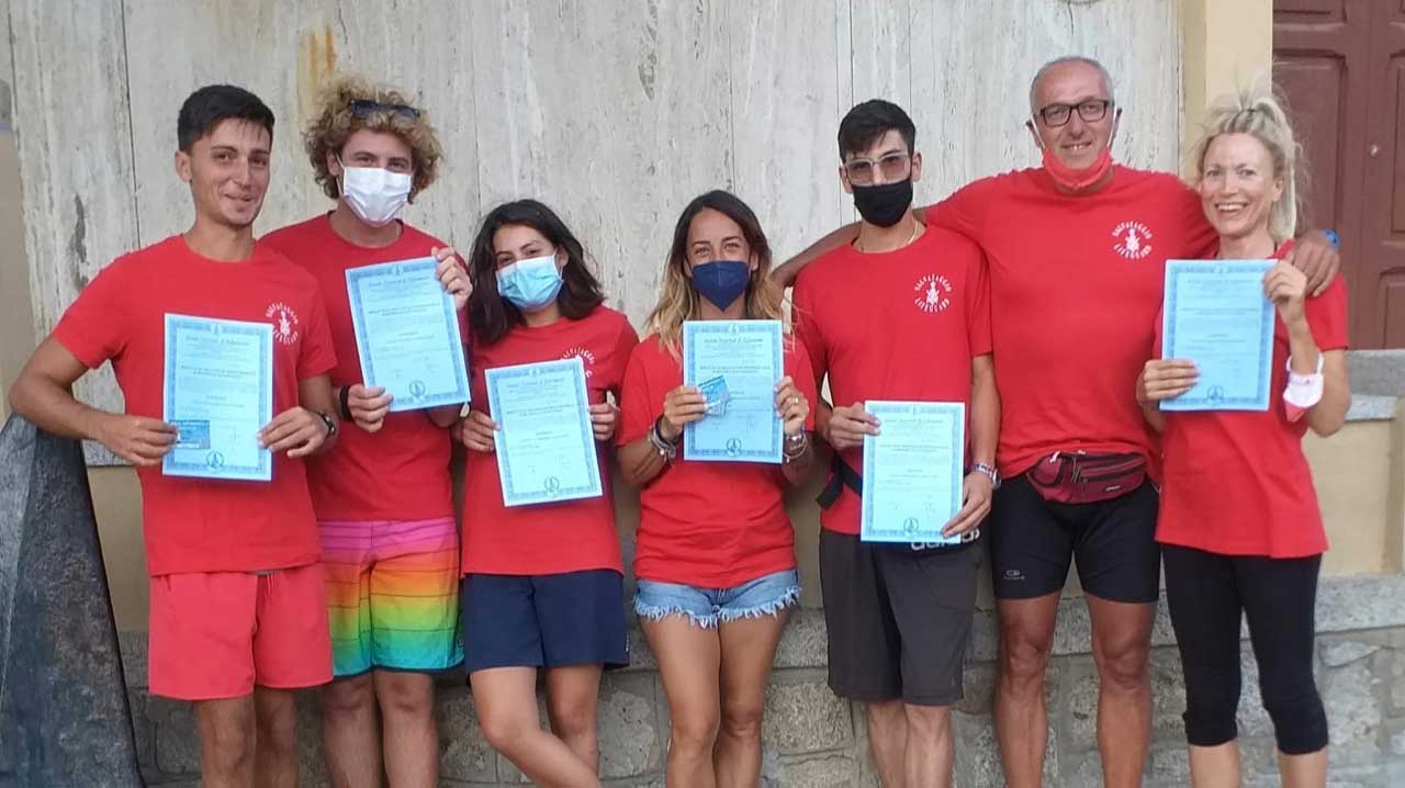 consegna diplomi bagnini isola del giglio giglionews