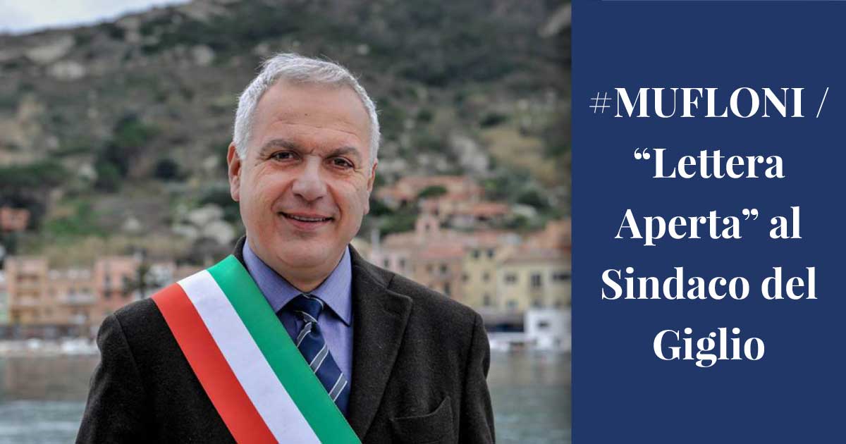 copertina lettera aperta mufloni isola del giglio giglionews