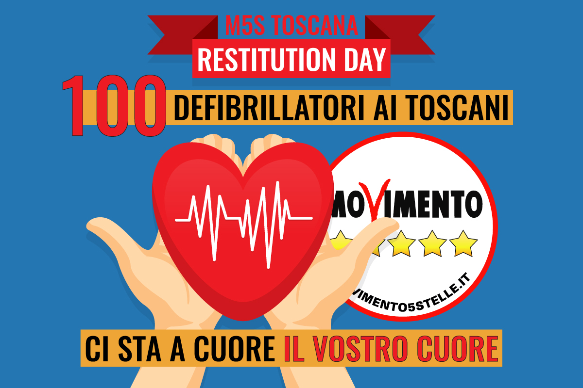 defibrillatore defibrillatori m5s movimento 5 stelle isola del giglio giglionews