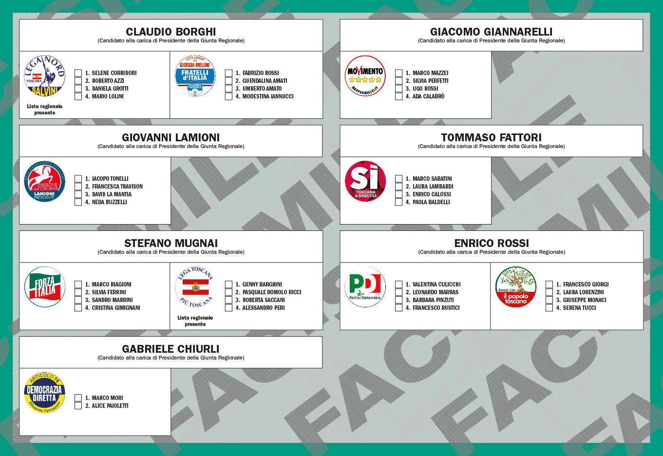 scheda elettorale regionali 2015 isola del giglio giglionews