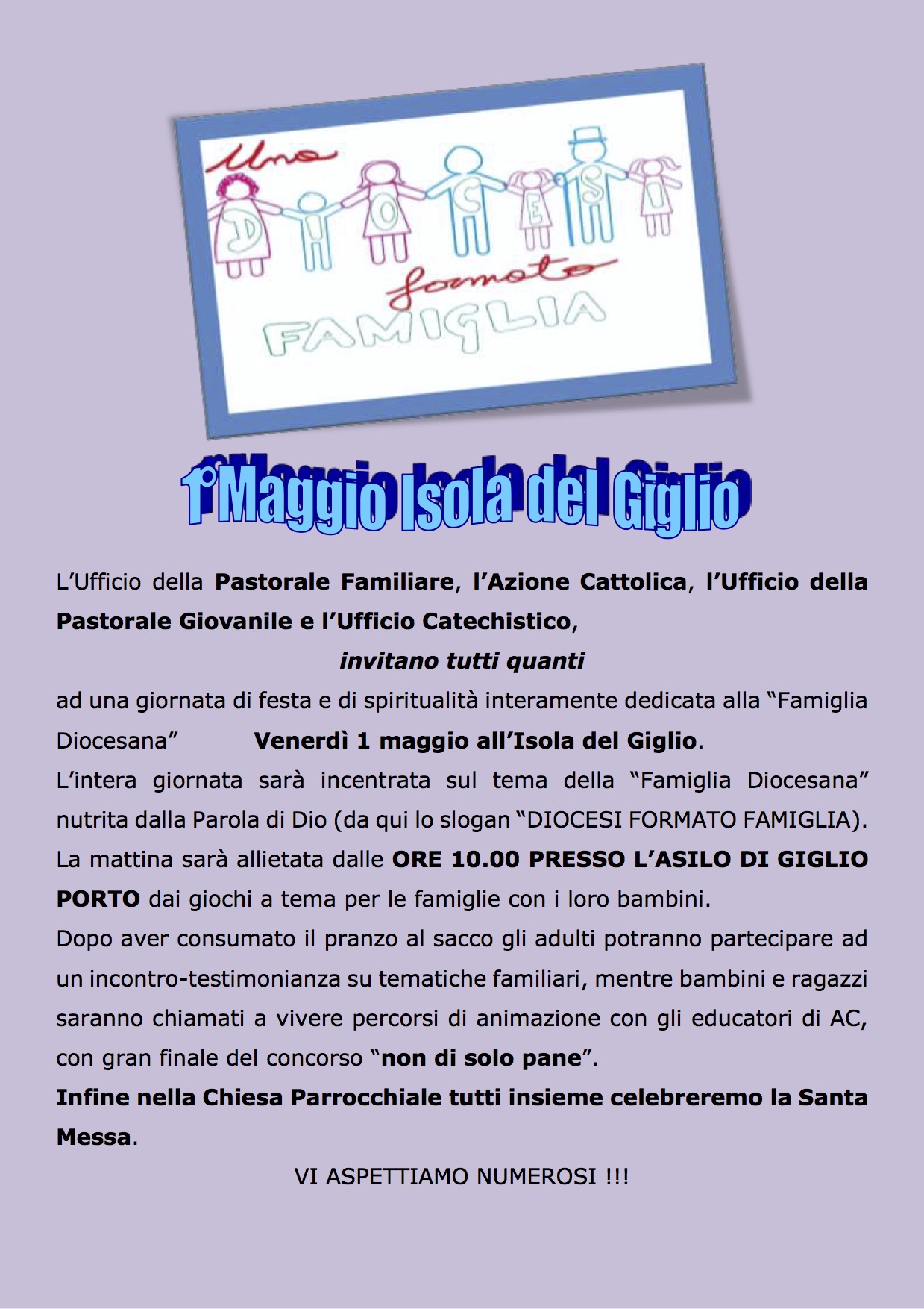 festa famiglia diocesi azione cattolica isola del giglio giglionews