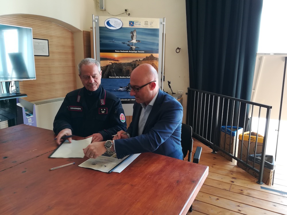 firma carabinieri parco nazionale arcipelago toscano isola del giglio giglionews