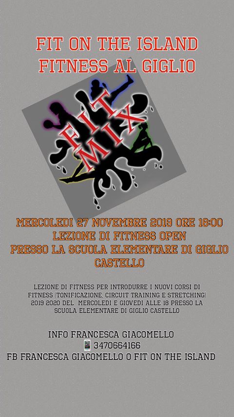 fit on the island fitness isola del giglio giglionews