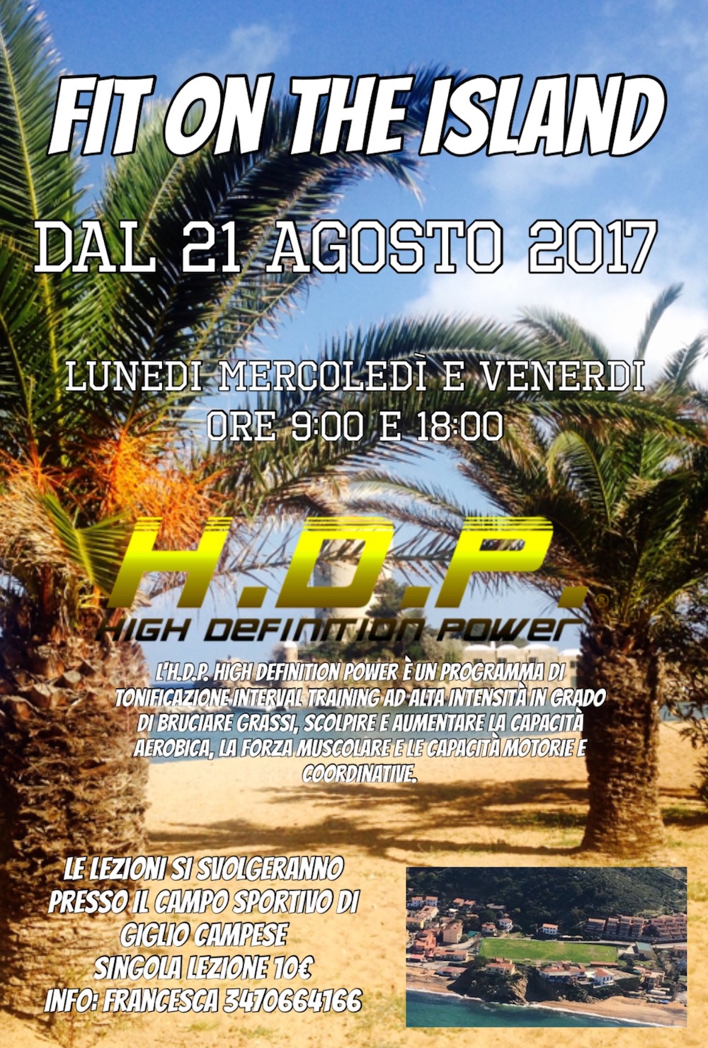 fitness lezioni isola del giglio campese giglionews