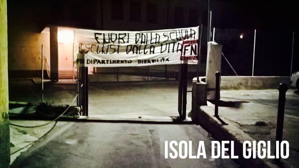 scuola forza nuova isola del giglio giglionews