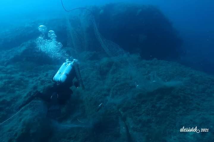 foto reti alessio sequenza isola del giglio giglionews