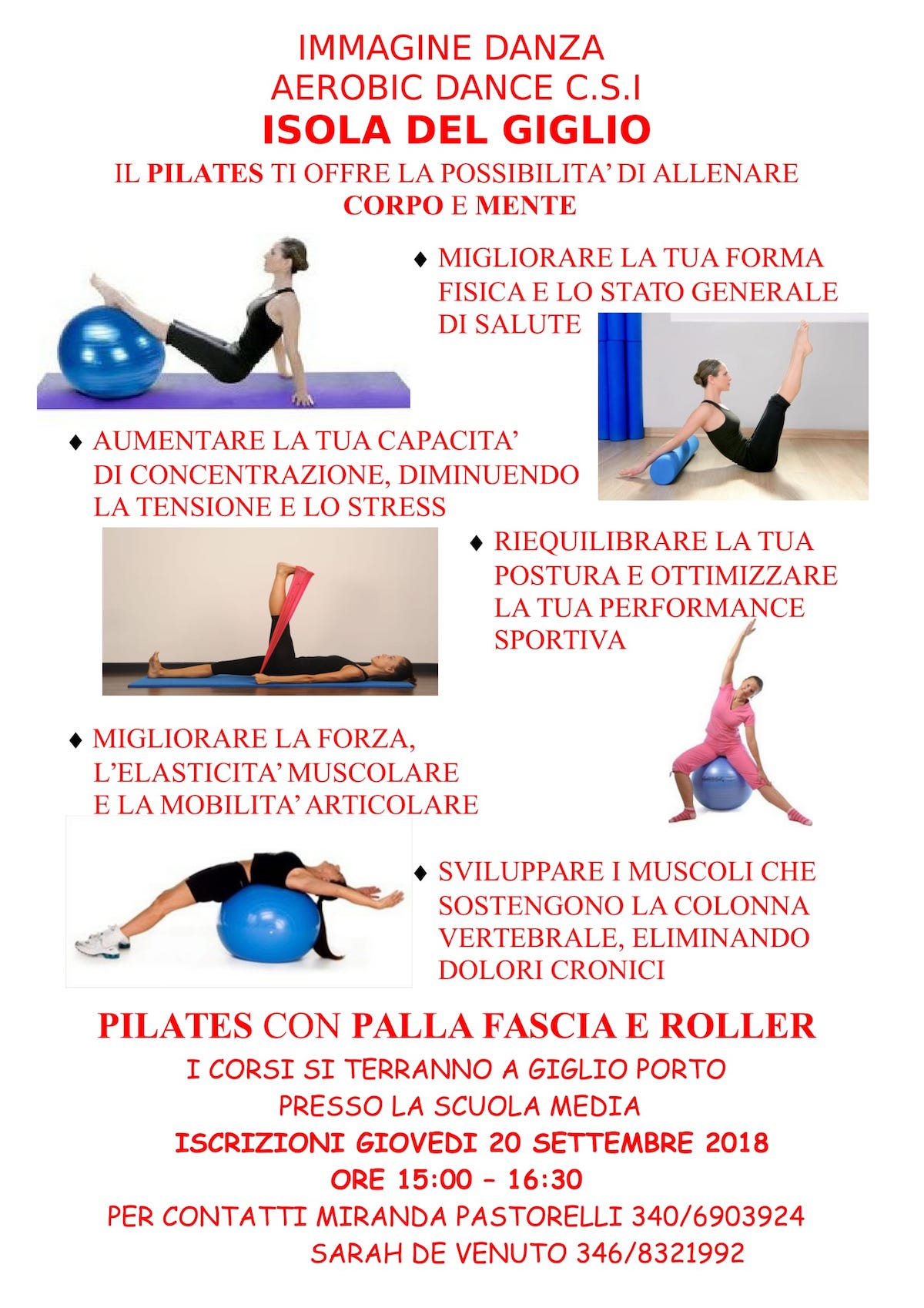 danza ginnastica pilates isola del giglio giglionews