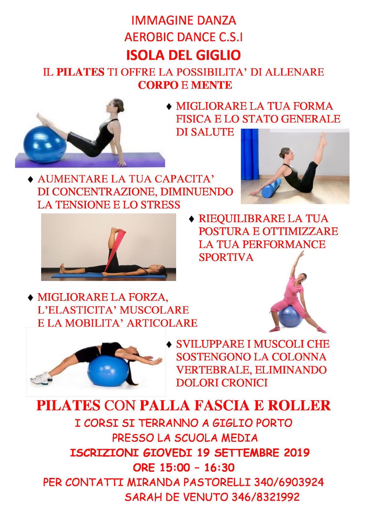 ginnastica danza pilates isola del giglio giglionews