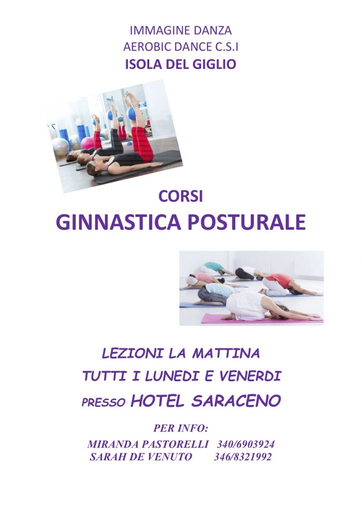 corsi ginnastica posturale isola del giglio giglionews