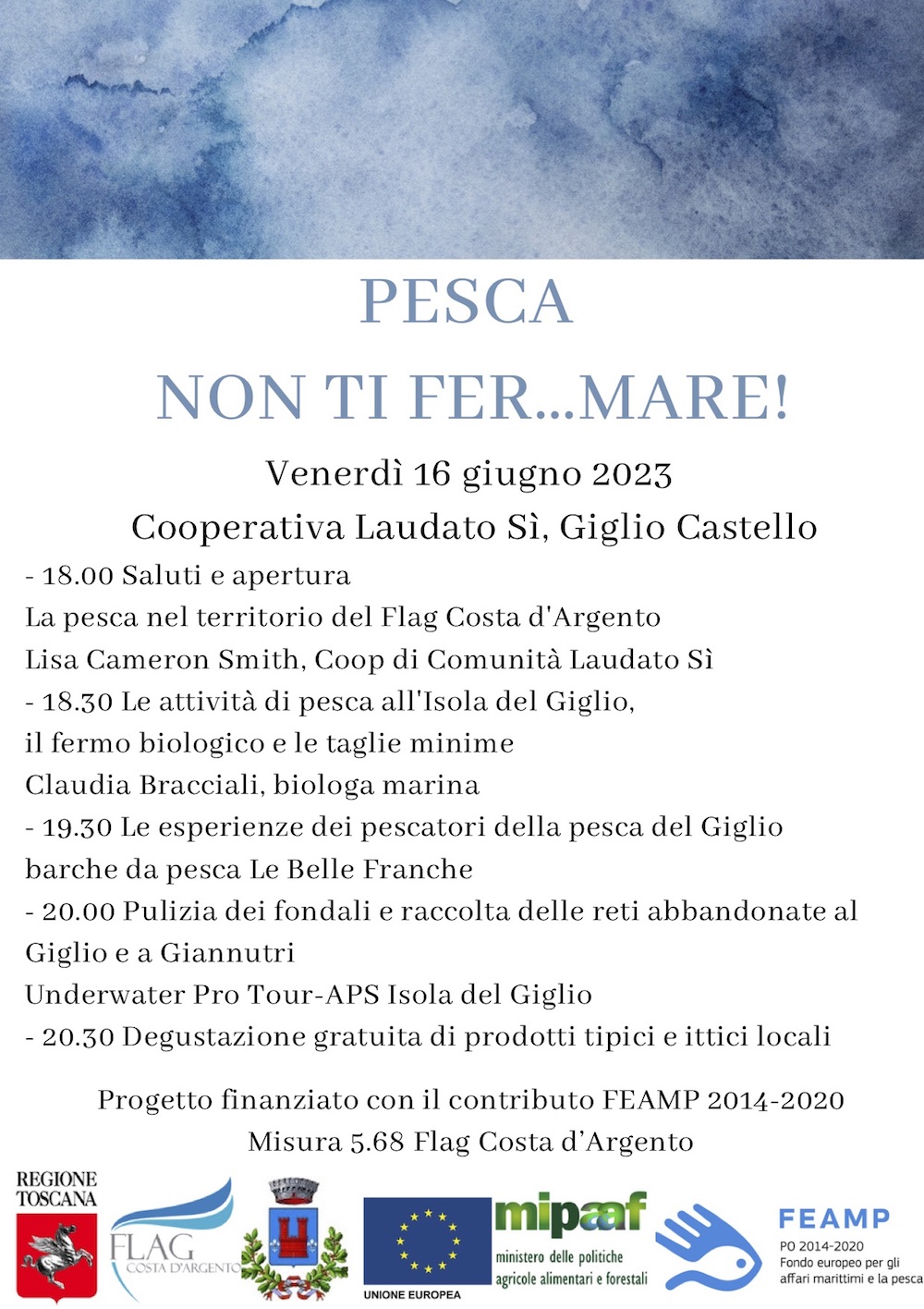 incontro pesca cooperativa laudati si isola del giglio giglionews