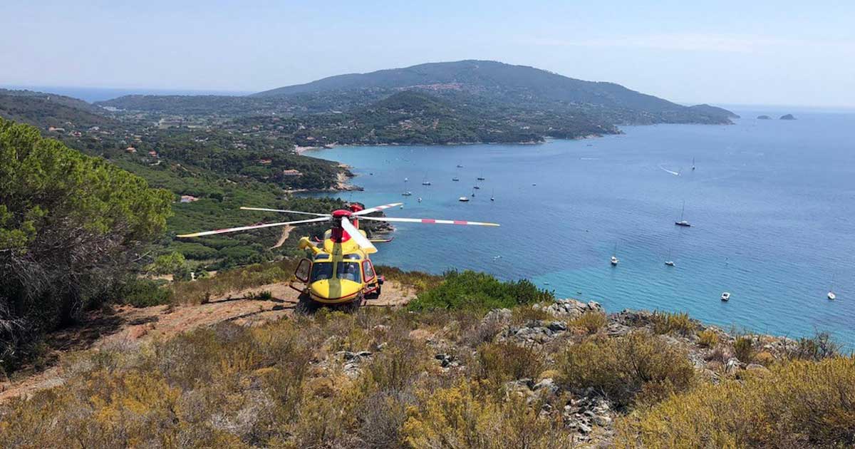 intervento elicosoccorso pegaso2 isola del giglio giglionews