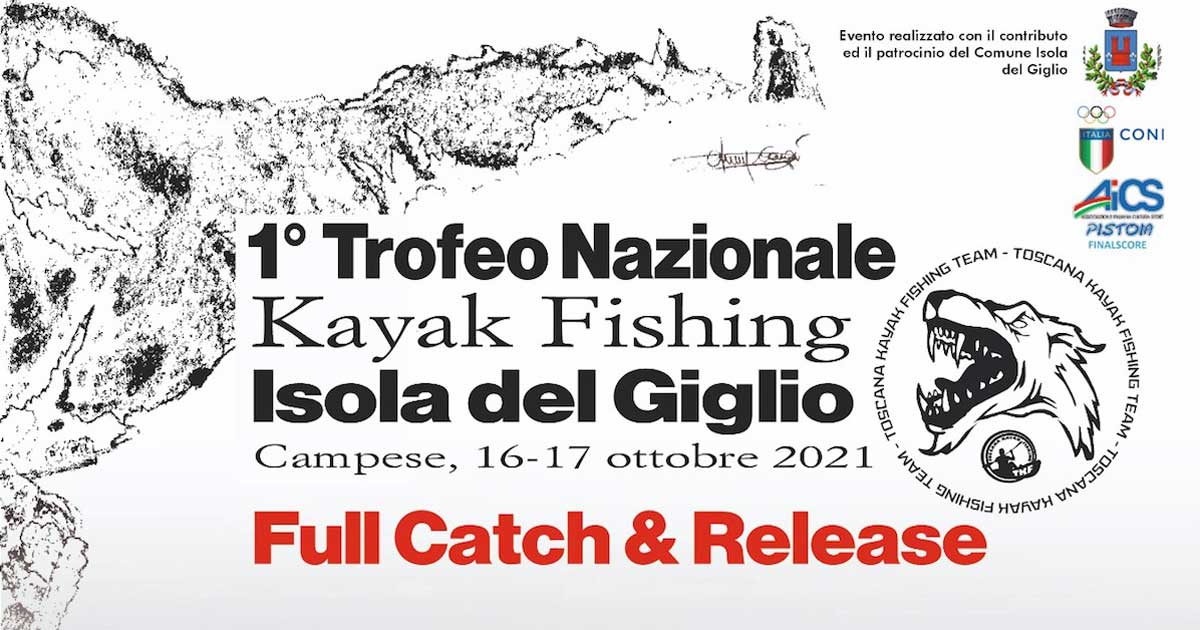 gara pesca kayak fishing isola del giglio giglionews