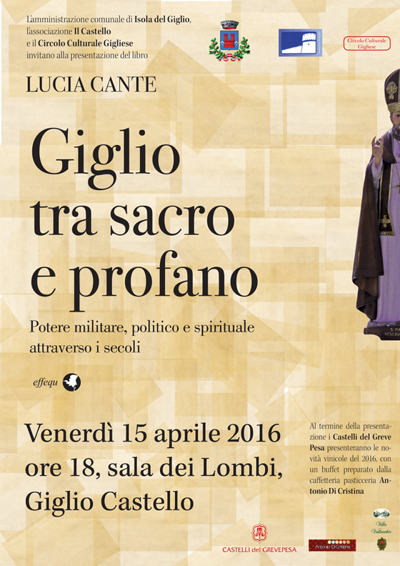 presentazione giglio tra sacro e profano libro lucia cante isola del giglio giglionews