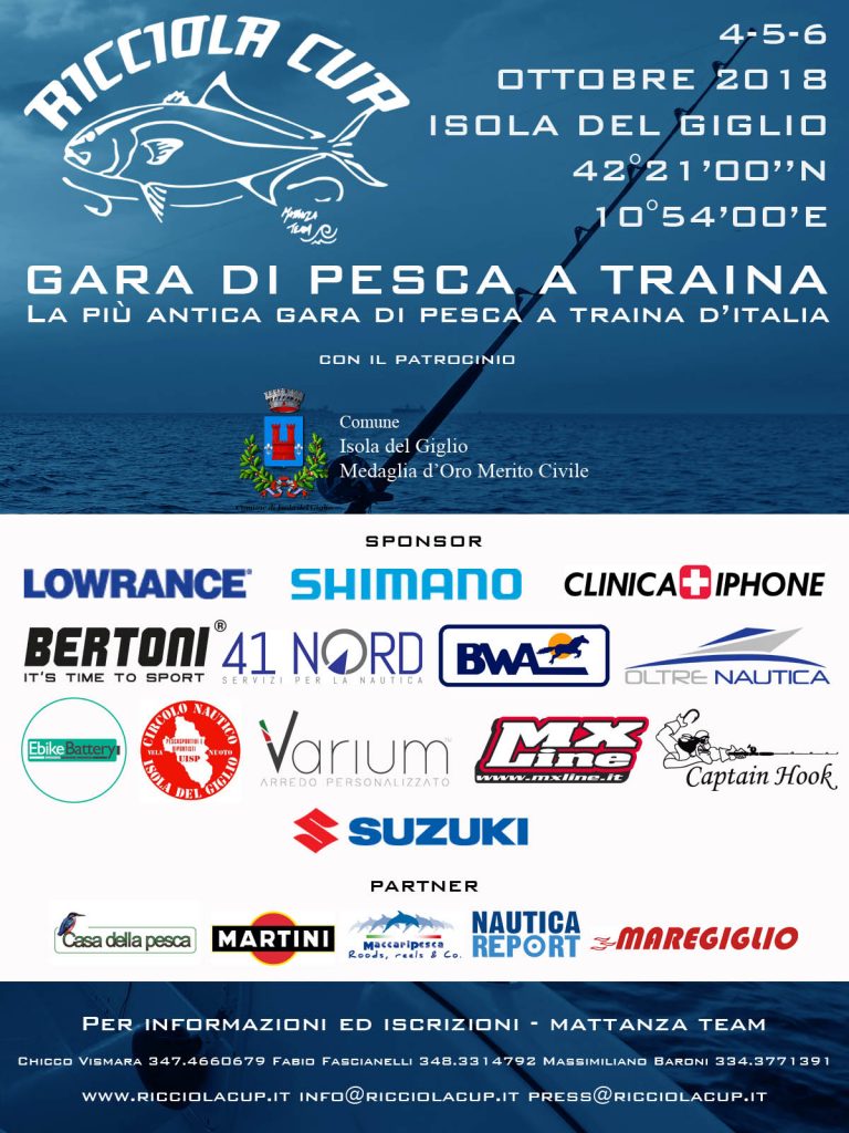 gara pesca ricciola cup isola del giglio giglionews