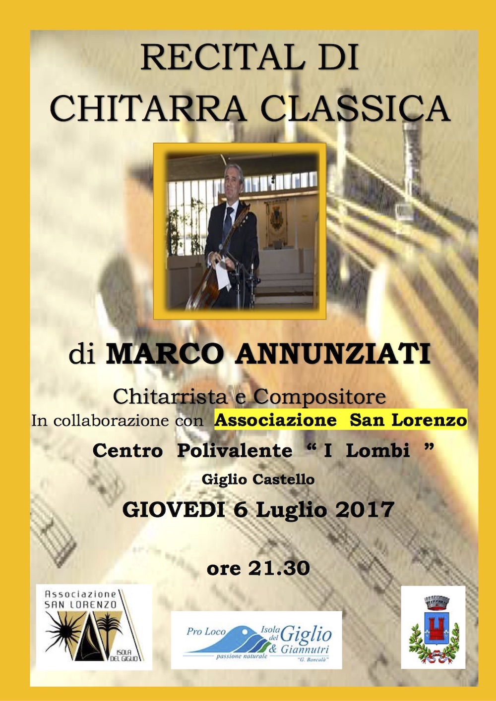 recital chitarra classica annunziati isola del giglio giglionews