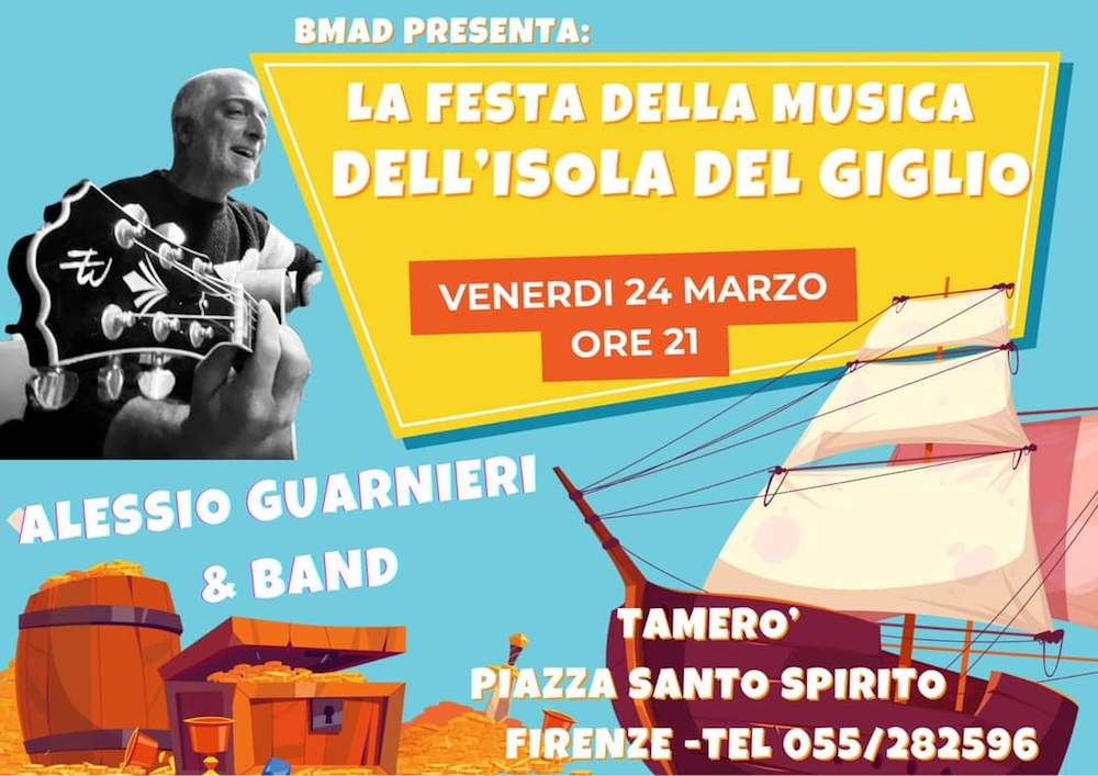 locandina festa musica isola del giglio firenze giglionews