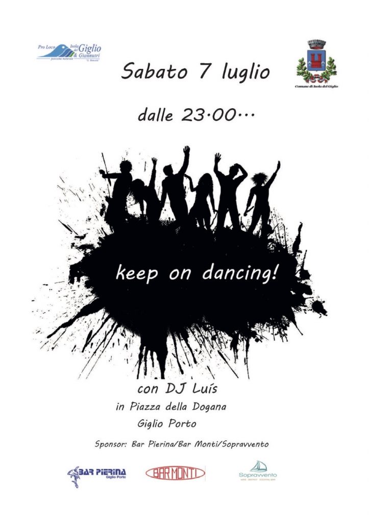 keep on dancing isola del giglio porto giglionews