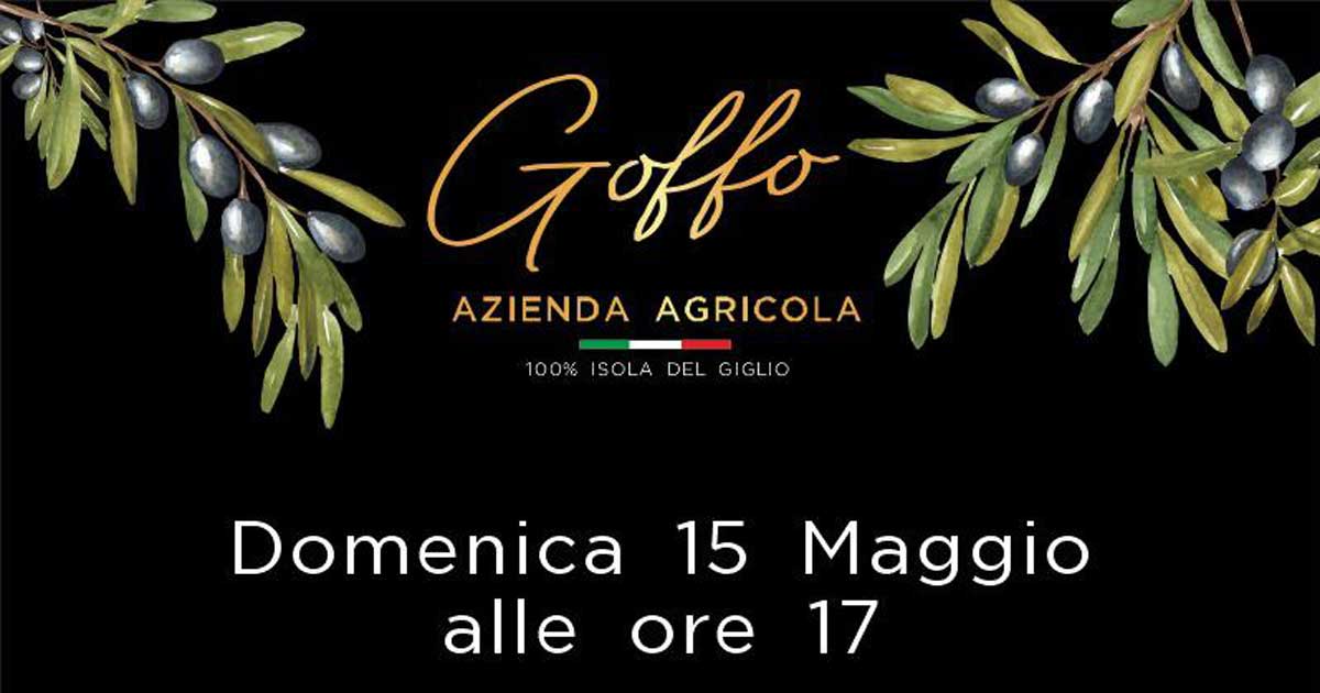 locandina olio azienda agricola goffo isola del giglio giglionews