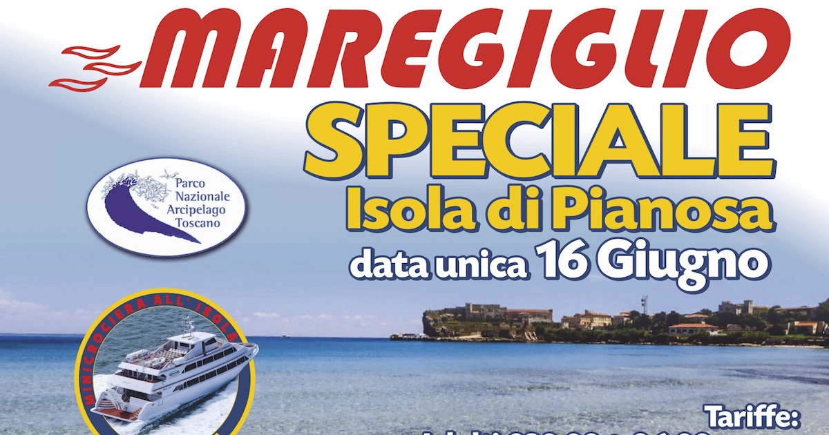 locandina gita pianosa maregiglio isola del giglio giglionews