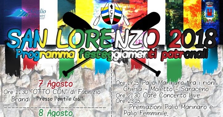 san lorenzo palio programma festa comitato isola del giglio giglionews