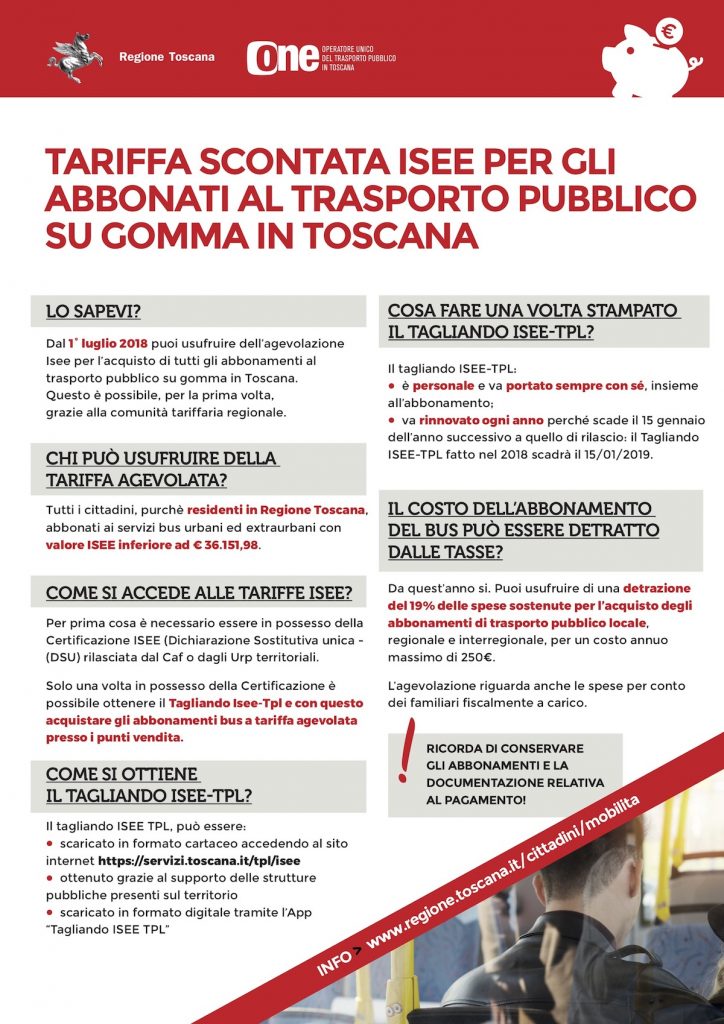 trasporto isee tariffe regione toscana isola del giglio giglionews