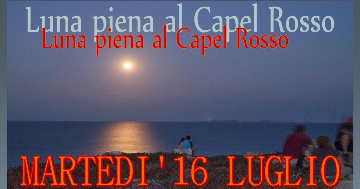 luna piena capel rosso isola del giglio giglionews